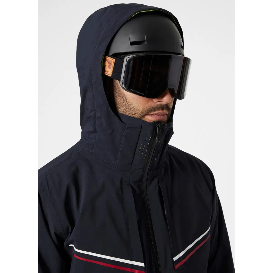 Men Winter Ski Snow Wear Warm Waterproof Ski Wear Windproof Polyester Ski Jacket