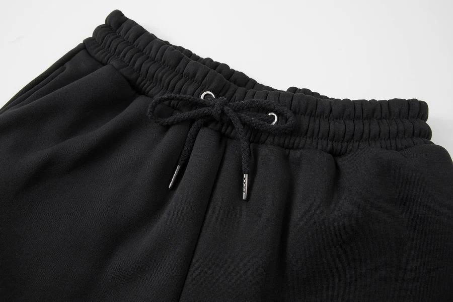 Basic Unisex Jersey Sweatpants Fleece Joggers with Drawstring, Sports Pants