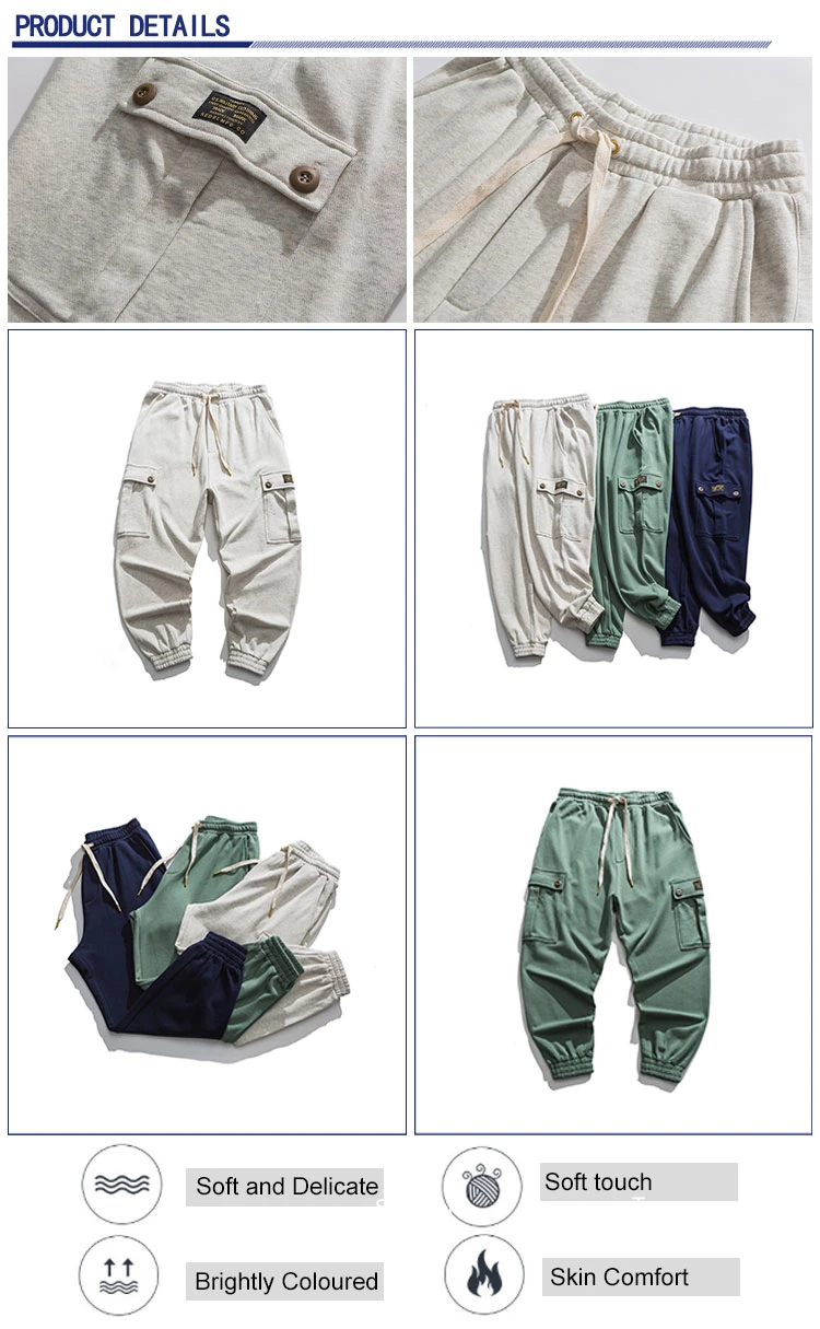 Custom Mens Cargo Jogger Trousers Pants Wholesale Track Cargo Pants