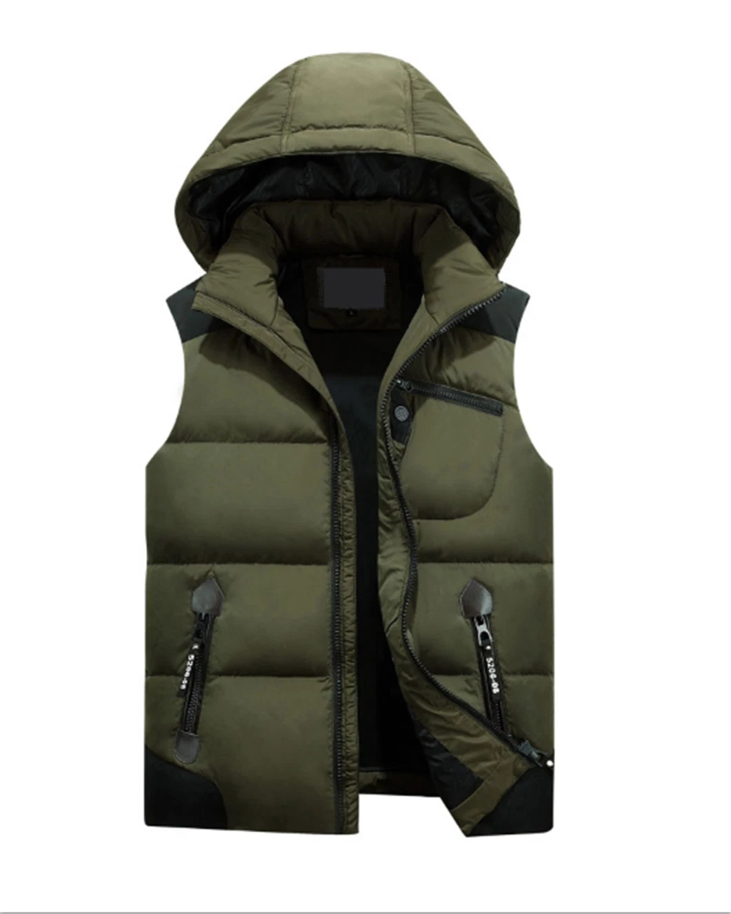 Winter Fashion Manufacturer Warm Waistcoat Men Down Padding Vest in Different Colors
