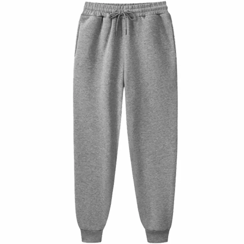 French Terry Sweat Pants Mens Loose Sport Cotton Custom Casual Pants Printed Logo Stacked Sweatpants
