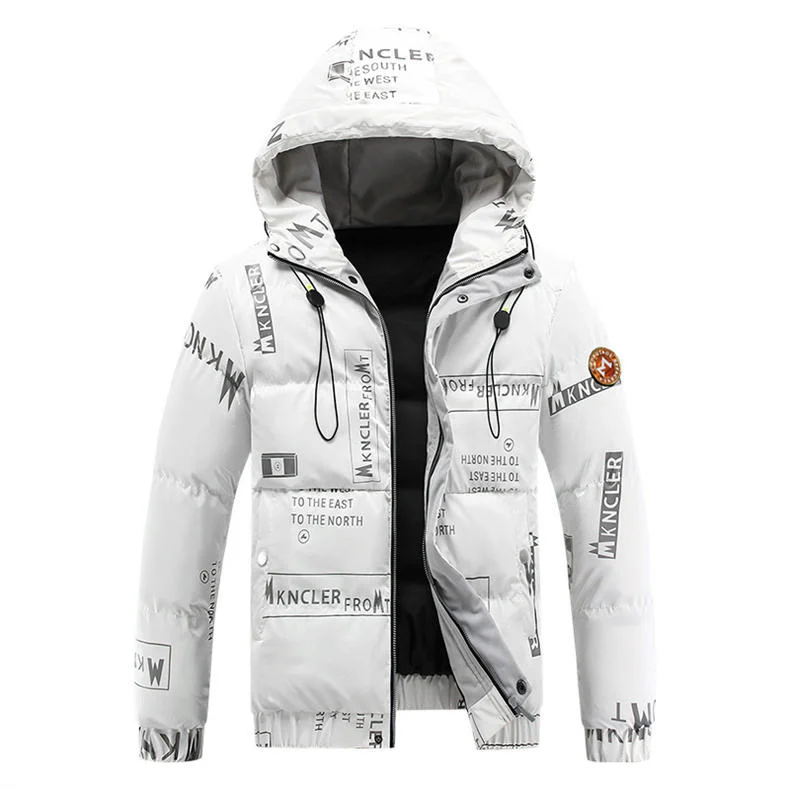 Wholesale Latest Design New Custom Logo Male Winter Warm Cotton Padded Outdoor Casual Windbreaker Coat Winter Puffy Jacket