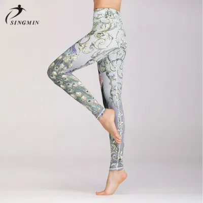 2021 New Design Digital Printed Yoga Waist Buttery Soft Soft Skull Tights Leggings for Women