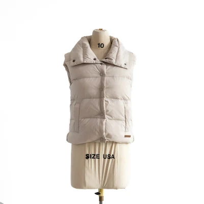 Customized High Quality Hooded Down Vest